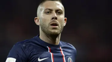 Jeremy Menez dikabarkan resmi bergabung dengan AC Milan, (12/6/2014). (AFP PHOTO/Kenzo Tribouillard) 