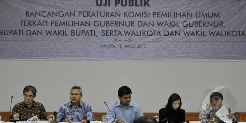 Bikin Peraturan Baru, KPU Gelar Uji Publik