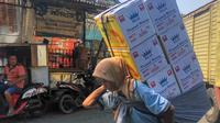 Buruh gendong di pasar tradisional Yogyakarta akan mendapat bantuan dari donatur untuk layanan kesehatan (Liputan6.com/ Switzy Sabandar)