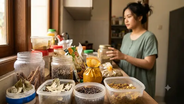 Kesalahan dalam  Menyimpan Bumbu Dapur
