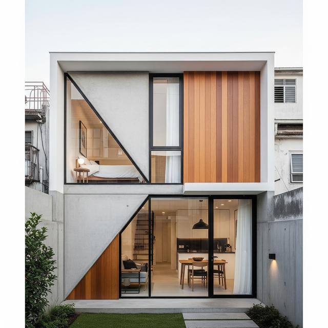 Inspirasi Rumah Kecil Dua Lantai