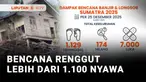 Nyaris sebulan berlalu jumlah korban banjir dan longsor yang melanda tiga provinsi di Sumatra terus bertambah, karena korban terus ditemukan. BNPB mencatat hingga 25 Desember jumlah korban meninggal dunia mencapai 1.129 orang.