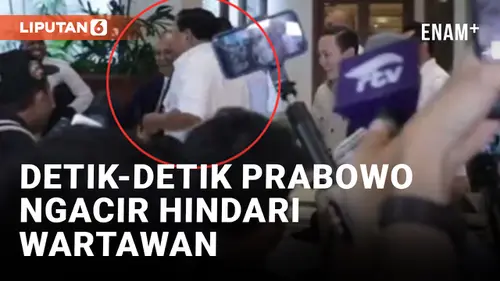 VIDEO: Wartawan Kelabakan Dikerjai Prabowo Saat Hendak Lakukan Wawancara