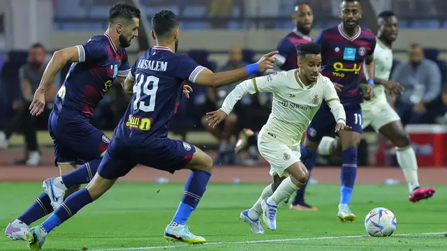 Foto: Ronaldo dan Talisca Kompak Cetak Brace, Al Nassr FC Lumat Al Adalah Lima Gol Tanpa Balas