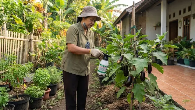 Cara Mencegah Buah Terong Berlubang Sebelum Dipanen
