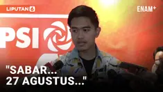 Kaesang Bakal Tentukan Maju Pilkada Pada 27 Agustus