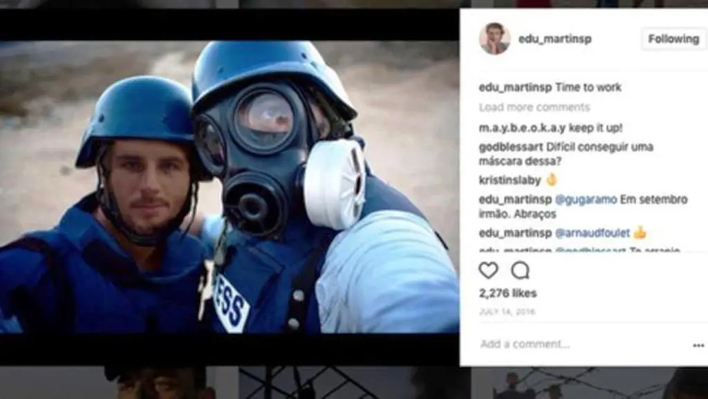 Fotografer zona konflik Eduardo Martins diduga mencuri karya orang lain  (Instagram)