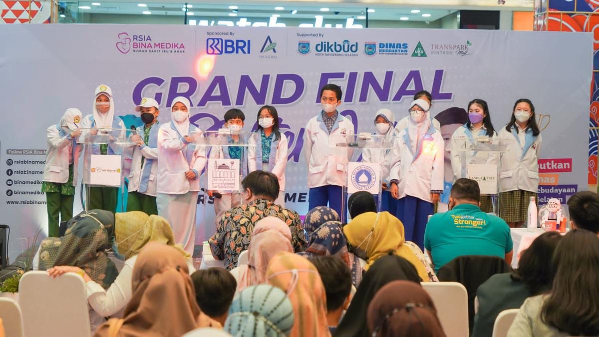 Tanamkan Pola Hidup Sehat, Ratusan Siswa SD di Tangsel Ikuti Kompetisi Dokter Cilik