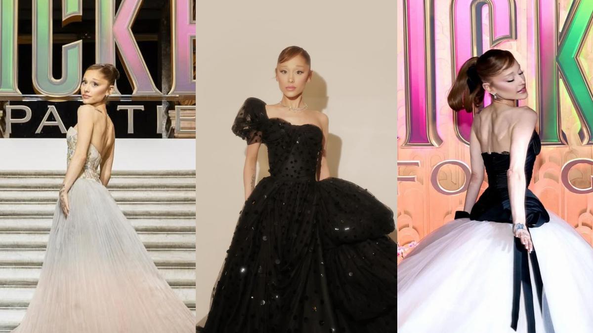 Glinda Dressing Jadi Cara Ariana Grande Hidupkan Wicked di Dunia Nyata dengan Gaun Vintage Couture