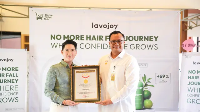 Lavojoy Raih Rekor MURI Berkat Shampo rambut rontoknya