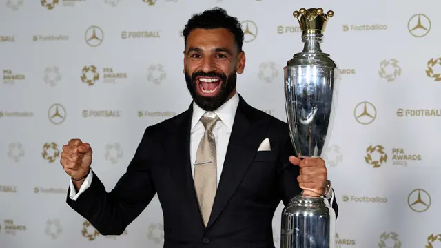 Kembali Raih PFA Awards 2025, Mohamed Salah Pecah Rekor