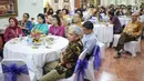 Suasana acara sepuluh tahun mengenang kepergian ekonom Indonesia, Dr. Sjahrir di kawasan Menteng, Jakarta, Sabtu (28/7). Acara ini untuk mengenang kepergian almarhum Dr. Sjahrir yang tutup usia pada 28 Juli 2008 lalu. (Liputan6.com/Faizal Fanani)