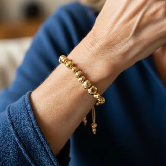 Model Gelang Emas Tali Serut untuk Wanita 50 Tahun ke Atas