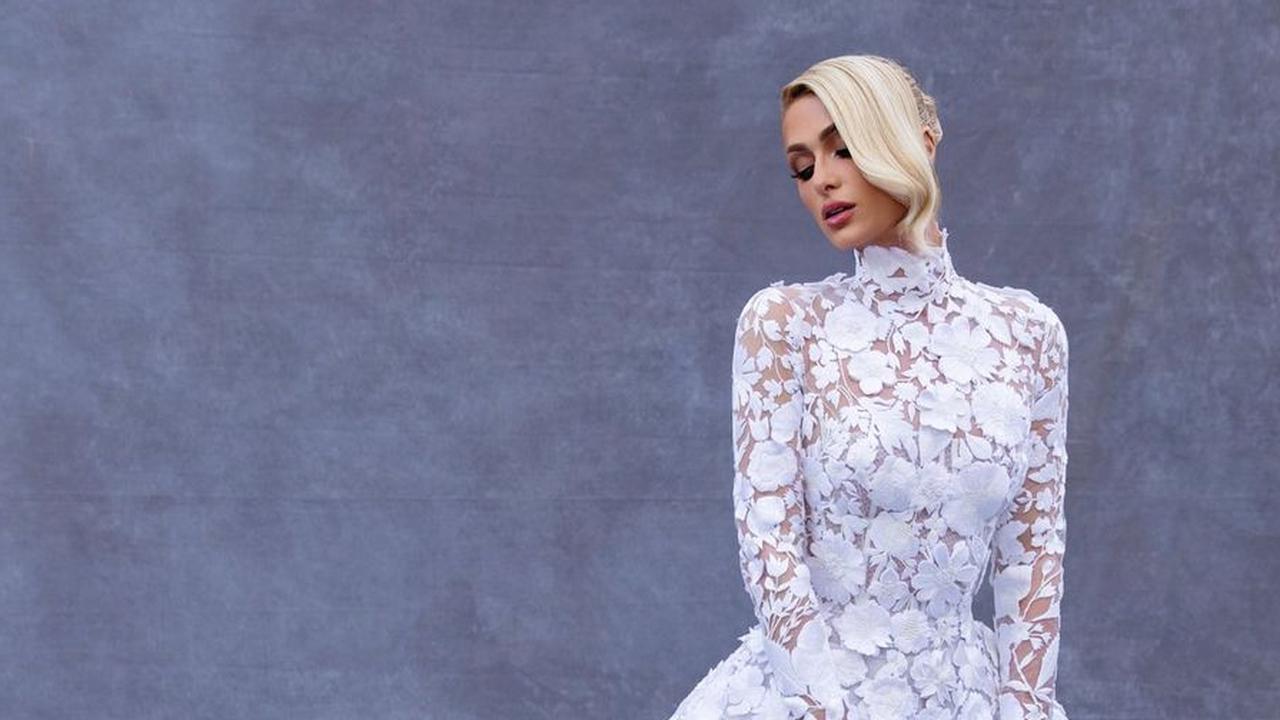 Gaun Pernikahan Paris Hilton. (Instagram/ parishilton. Foto: German Larkin/ @GermanLarkin)