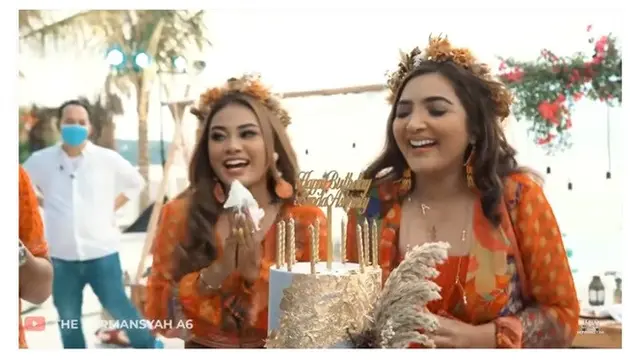 10 Potret Perayaan Ulang Tahun Ashanty Bertema Bohemian, Meriah Banget