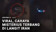 Rekaman video yang memperlihatkan objek bercahaya di langit malam Teheran dan Mashad beredar luas di media sosial Iran.