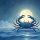 logo ramalan zodiak cancer (sumber: AI generated)