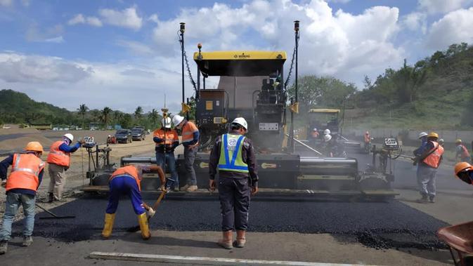 Jalan Kawasan Khusus (JKK) Mandalika dengan panjang lintasan 4,31 km ini salah satu fungsinya adalah sebagai venue pagelaran event balap motor IndonesianGP. (Dok ITDC).