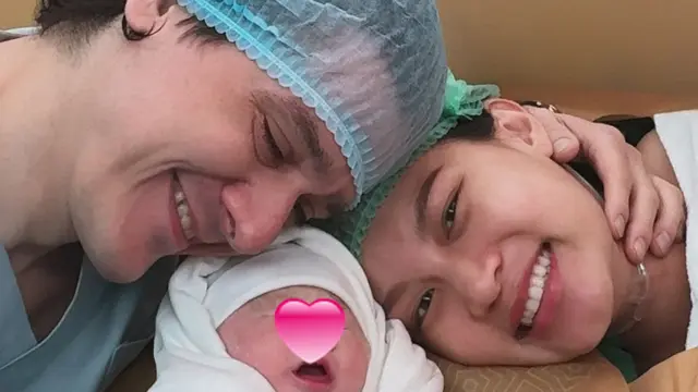 Potret Patricia Gouw Lahirkan Anak Pertama di Thailand, Didampingi Suami Bule