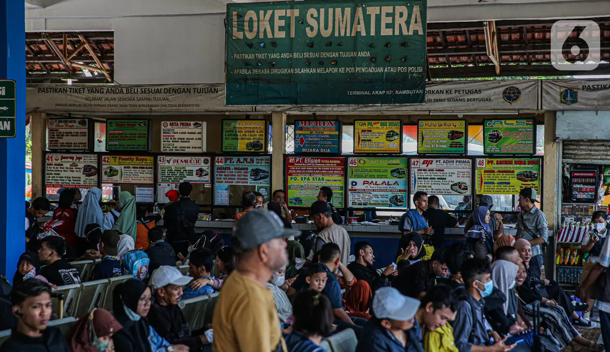 Tercatat gelombang pertama arus mudik terjadi pada tanggal 14 April 2023. (Liputan6.com/Faizal Fanani)