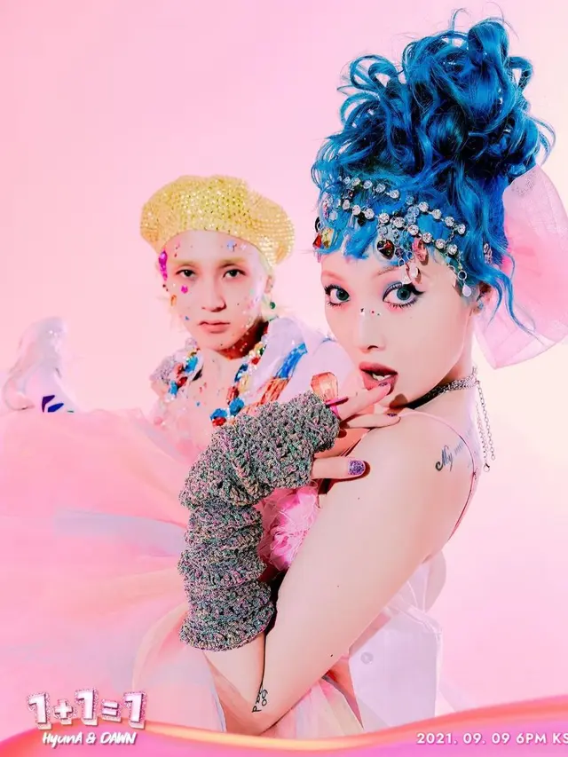 HyunA dan DAWN. (P Nation via Instagram/ hyunah_aa)