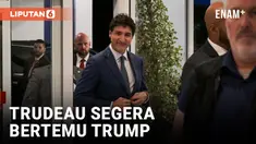 PM KANADA JUSTIN TRUDEAU BERTEMU DONALD TRUMP TERKAIT ANCAMAN TARIF