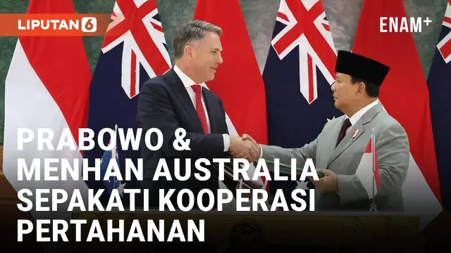 Prabowo dan Menhan Australia Menandatangani Perjanjian Kerja Sama di Magelang