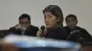 Dalam sidang lanjutan tersebut, Artha Meris Simbolon dicecar banyak pertanyaan oleh JPU di Pengadilan Tipikor, Jakarta, Kamis (30/10/2014). (Liputan6.com/Miftahul Hayat) 