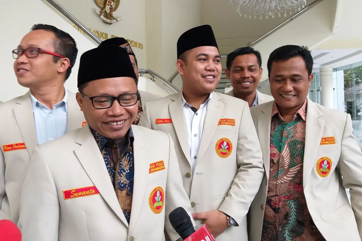 Pengurus PP Muhammadiyah yang baru usai bertemu Wapres Jusuf Kalla