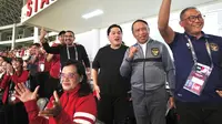 Ketua Umum PSSI Erick Thohir menyaksikan langsung aksi fantastis Timnas Indonesia U-23 saat melumat Chinese Taipei 9-0 di laga kualifikasi Piala Asia U-23 (dok: PSSI)