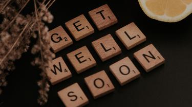 Ilustrasi semoga cepat sembuh, sakit