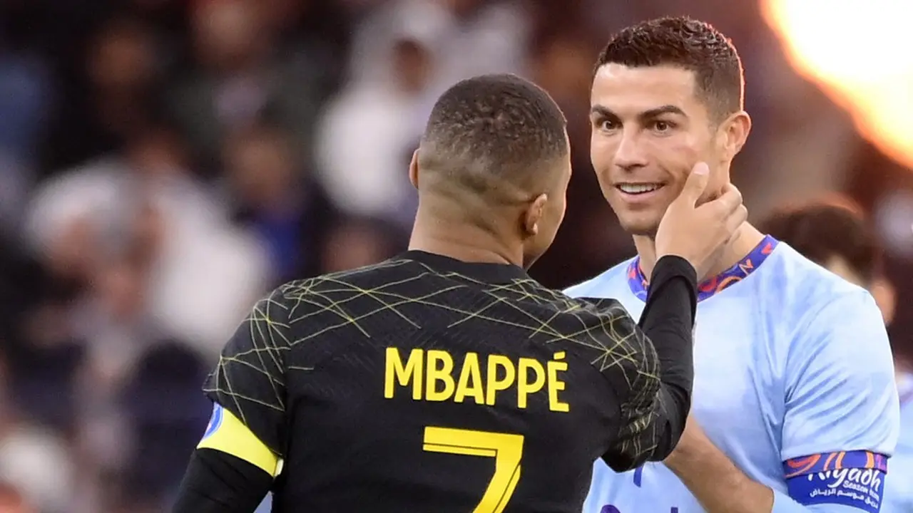 Kylian Mbappe dan Cristiano Ronaldo