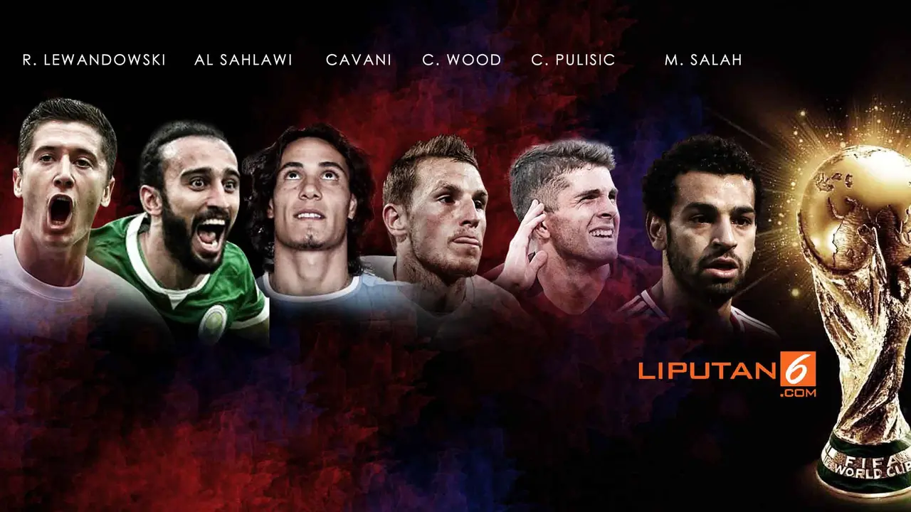 Infografis Daftar Top Scorer Kualifikasi Piala Dunia 2018