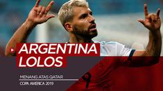 Berita video highlights Copa America 2019 antara Qatar melawan Argentina yang berakhir dengan skor 0-2, Minggu (23/6/2019).
