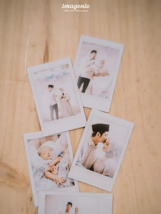 Komplilasi hasil jepretan polaroid hari akikah Moana. (Sumber: YouTube/Ricis Official)
