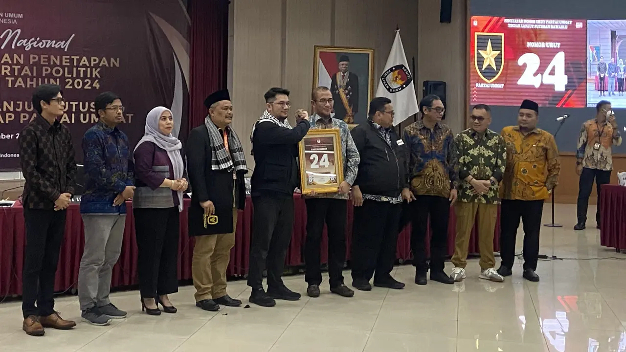Komisi Pemilihan Umum (KPU) resmi menetapkan Partai Ummat sebagai peserta Pemilu 2024.