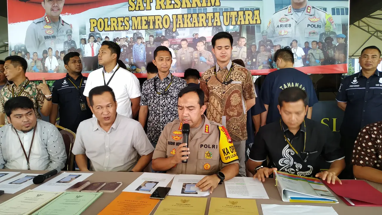 Polres Jakarta Utara ungkap sindikat pinjaman online (Fintech) ilegal.