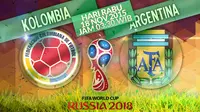 Kolombia vs Argentina (Bola.com/Samsul Hadi)