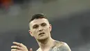 Kieran Trippier sudah bermain di Timnas Inggris sejak 2017. Ia mencatatkan 54 penampilan, 3 di antaranya sebagai kapten tim. (Oli Scarff / AFP)