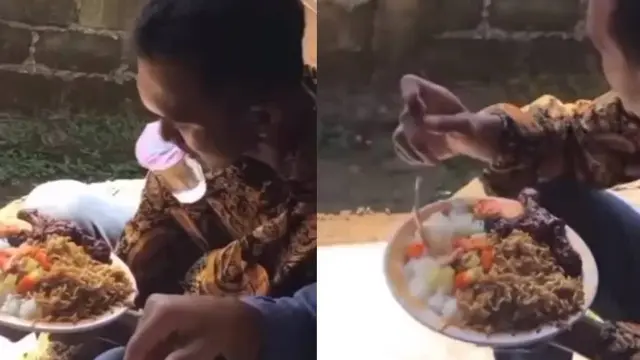 7 Potret Nyeleneh Orang Makan di Acara Kondangan Ini Kocak