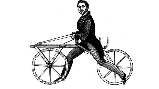 Dampak letusan Tambora: sepeda