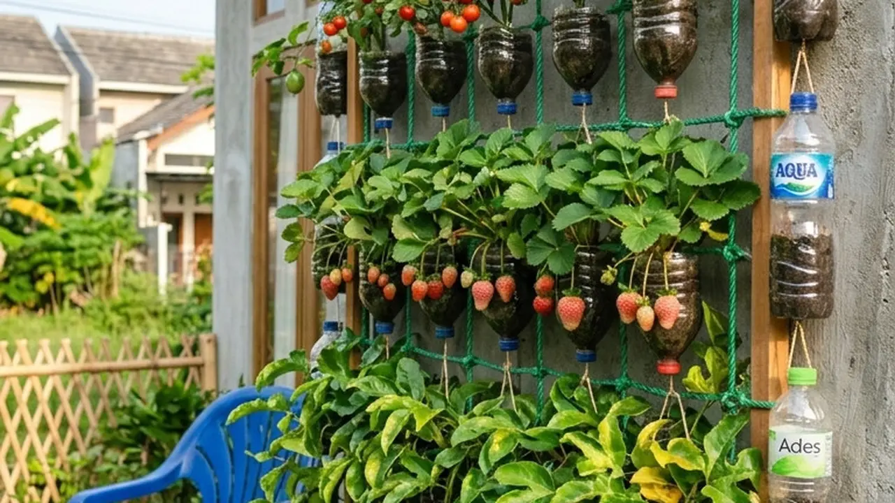 Ide Kebun Buah Vertikultur Low Budget