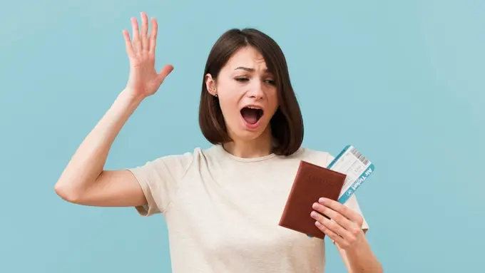 Ilustrasi passport hilang/freepik.com