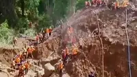 Selain mengubur 28 orang, longsor juga menyebabkan beberapa orang terluka dan menghancurkan rumah-rumah dan harta benda warga lainnya (Liputan 6 SCTV)