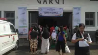 Stasiun Garut Kota yang sudah mulai difungsikan kembali oleh PT KAI Daop 2 Bandung (Liputan6.com/Jayadi Supriadin)
