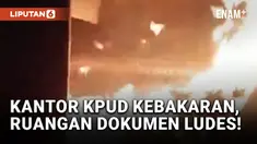 Bakal Gelar PSU, Kantor KPUD Buru Kebakaran
