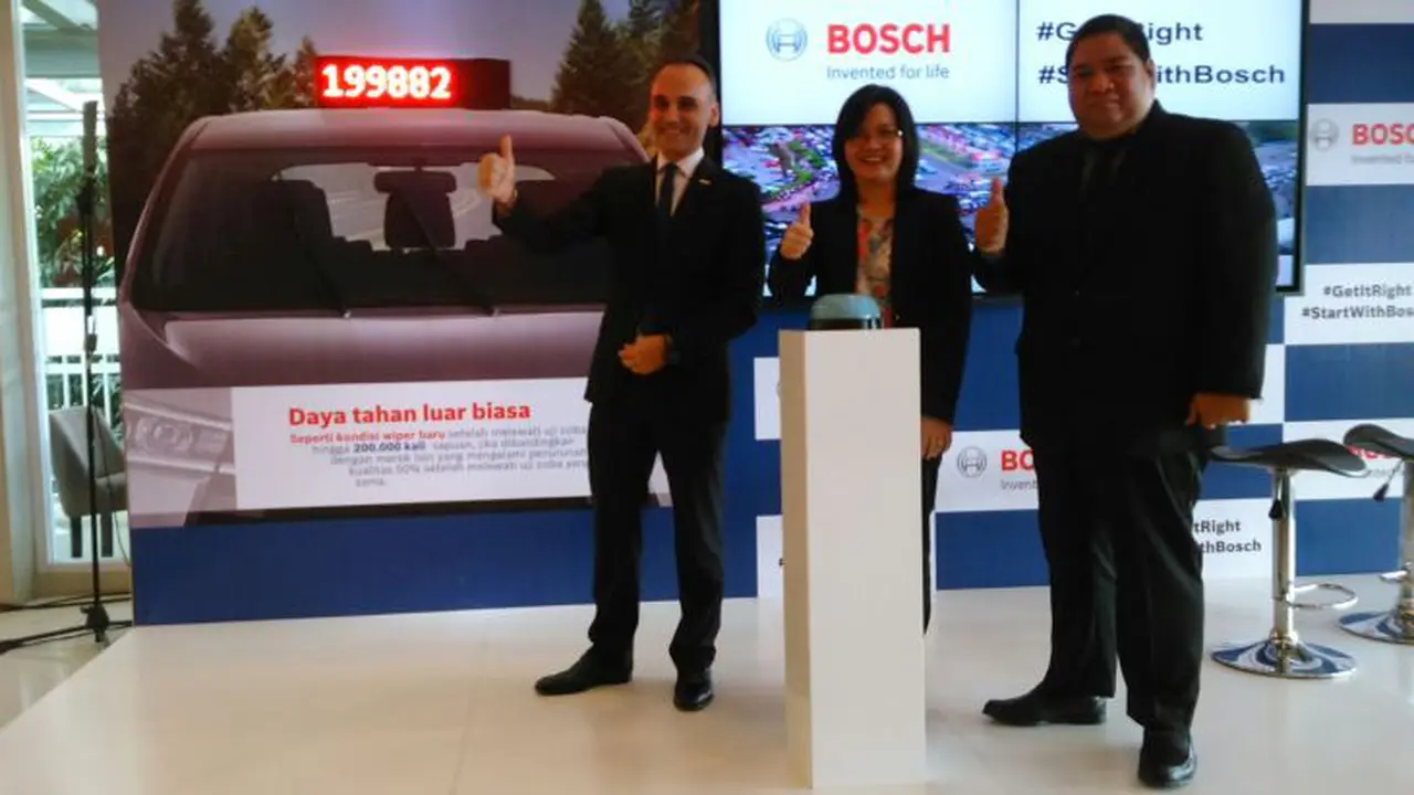 Sapuan Air Makin Bersih Dengan Wiper Bosch Advantage
