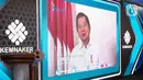 Menteri PPN/Kepala Bappenas Suharso Monoarfa saat memberikan sambutan saat peluncuran Satu Data Ketenagakerjaan di Kantor Kementerian Ketenagakerjaan, Jakarta, Kamis (5/11/2020). (Liputan6.com/Faizal Fanani)
