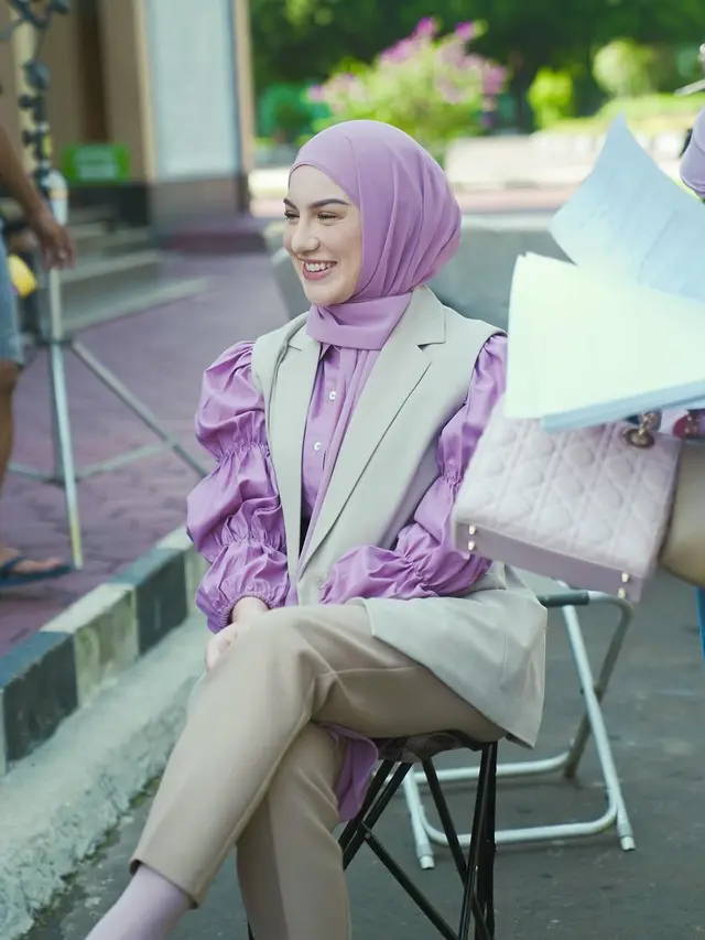 Irish Bella syuting sinetron (Instagram/_irishbella_)