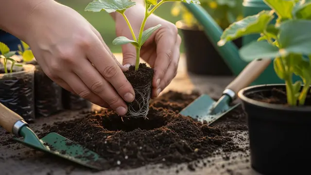 cara menanam blewah di pot halaman rumah